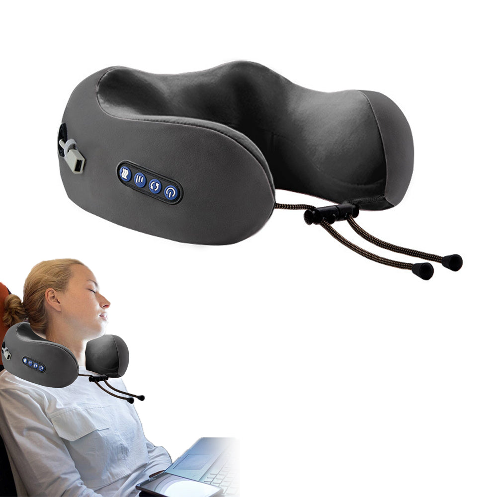 3 Mode Portable U-Shaped Electric Cordless Neck Support Pillow