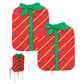 2Pcs Christmas Bowknot Chair Back Cover