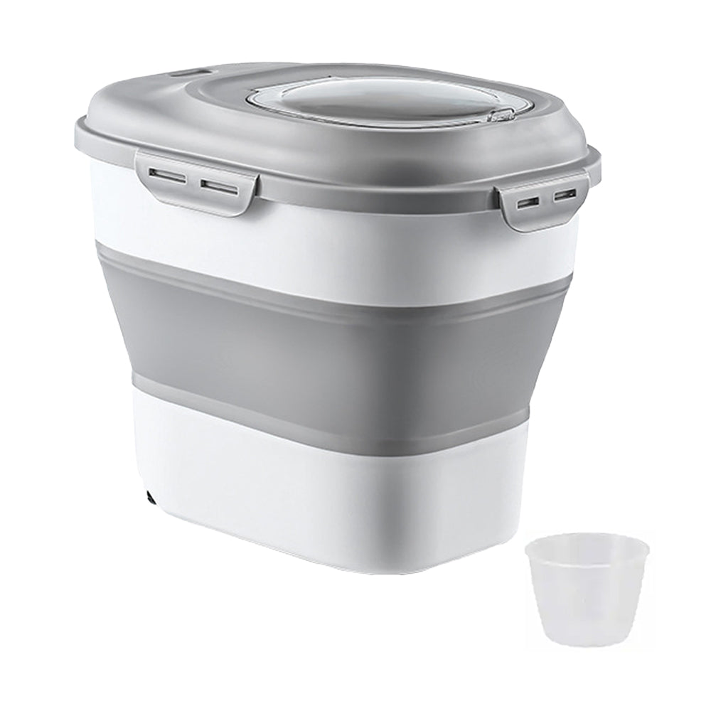 Collapsible Dog Pet Food Storage Container