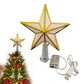 Led Pentagram Christmas Tree Top Light