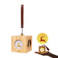 Christmas Party Atmosphere Projector Night Lamp Wood Cube Night Light-Elk