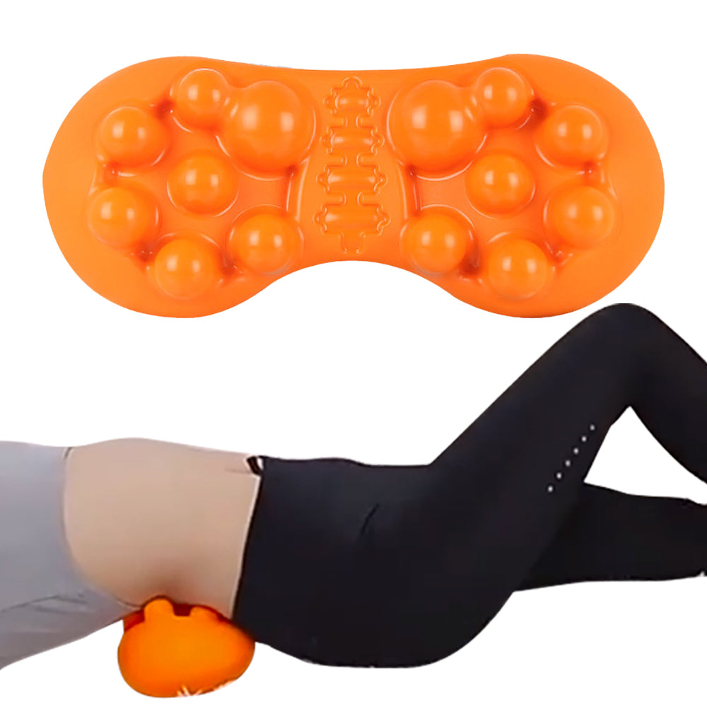 Full Back Stretch Massage Trigger Point Chiropractic Pillow-Lumbar Vertebra Pillow