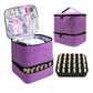 Double Layer Nail Polish Carrying Case Bag Holds 30 Bottles
