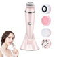 4-in-1 Electric Powered Facial Cleansing Brush Set for Skin Care and Beauty