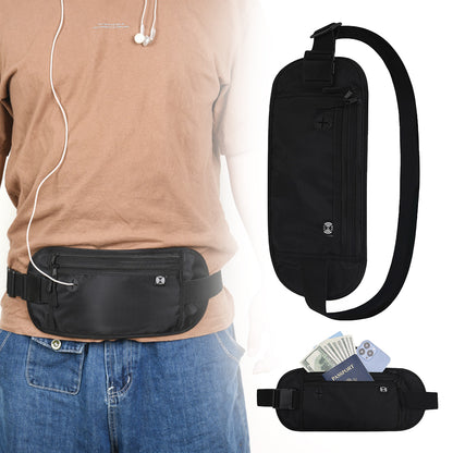 RFID Slim Travel Passport Holder with Money Belt