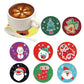 9Pcs DIY Acrylic Christmas Diamond Painting Coasters with Coaster Holder