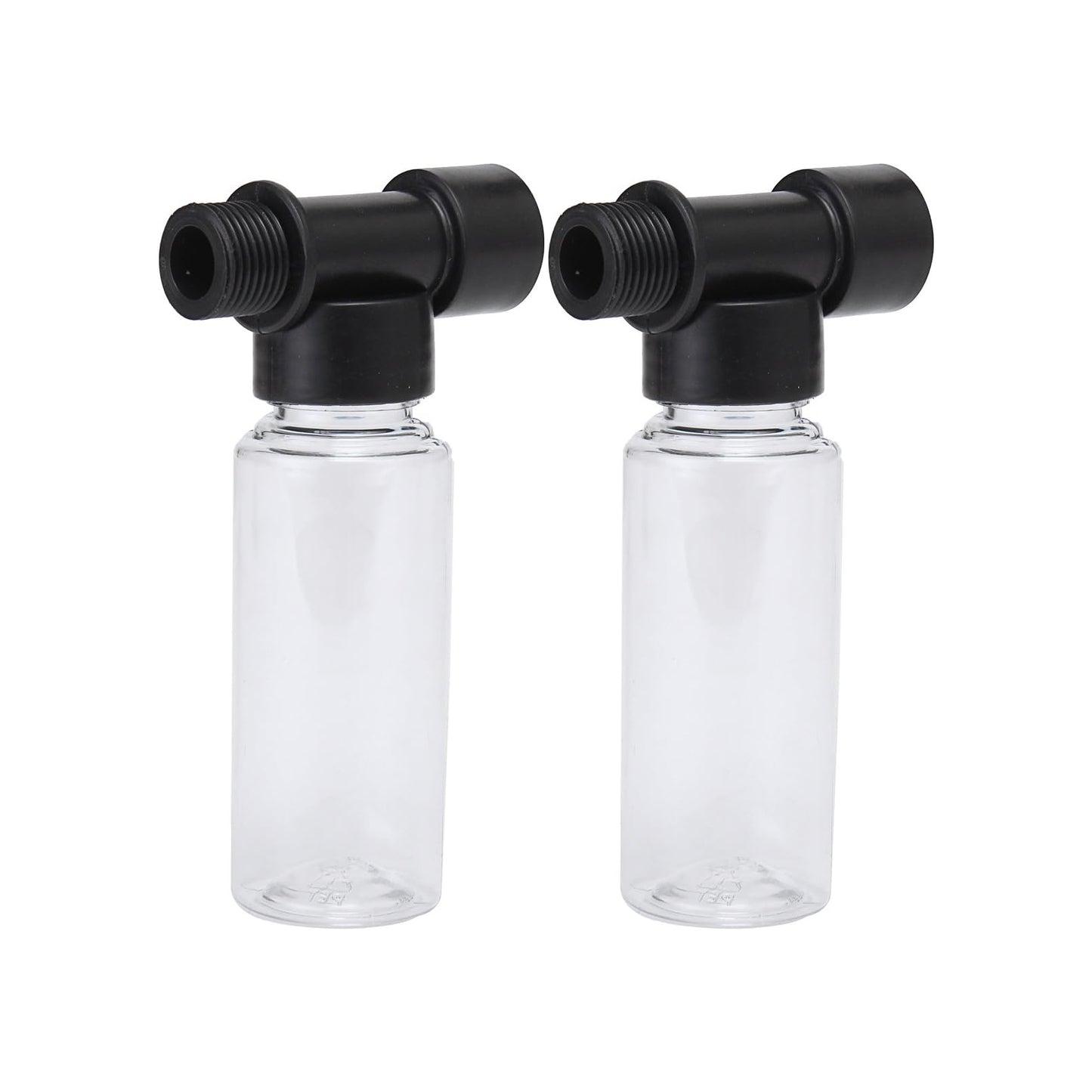 2Pcs 50mL Tee Bubble Bottle High-Pressure Power Car Washer Spray Nozzle Gun Bottle Accessory