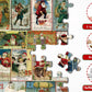 Christmas Advent Calendar Puzzle 1000 Piece Advent Calendar 24 Days Countdown Puzzles Toy