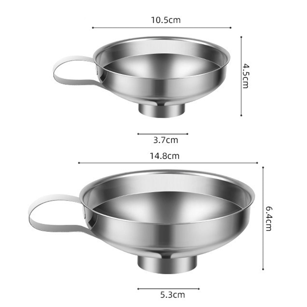 Stainless Steel Wide Mouth Canning Funnel for Kitchen Tool