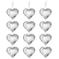 3Pcs Stainless Steel Rotating Reflective Bird Scare Tool-Heart-shaped