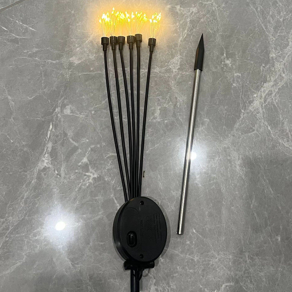 Solar Powered Twinkling Firework Outdoor Light