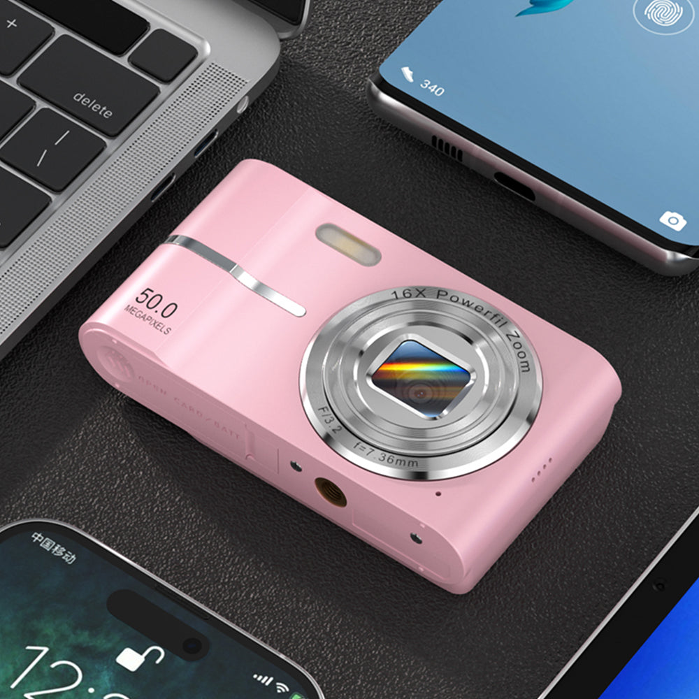 4K Digital Camera Screen Video for Photography with 32GB Memory Card