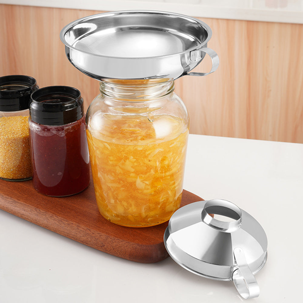 Stainless Steel Wide Mouth Canning Funnel for Kitchen Tool