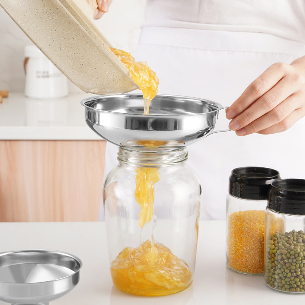 Stainless Steel Wide Mouth Canning Funnel for Kitchen Tool