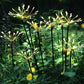 2Pcs Solar Powered Twinkling Firework Outdoor Light