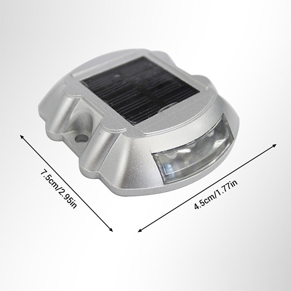 4Pcs Solar LED Pathway Driveway Ground Light