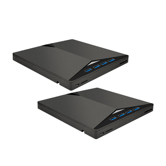 2Pcs External CD/DVD Drive USB 3.0 Ultra-Slim Portable Burner