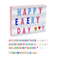 LED Cinema Light Box with 96 Letters