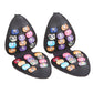 2Pcs Guitar Picks Holder Case with 22 Picks PU Leather Guitar Plectrums Storage Pouch