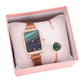 Fashion Square Watch Bracelet Set for Women