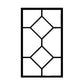 Self-adhesive Rectangular Acrylic Wall Mirror Window Sticker Decals-Rectangular