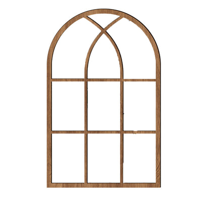 Self-adhesive Rectangular Acrylic Wall Mirror Window Sticker Decals-Arched