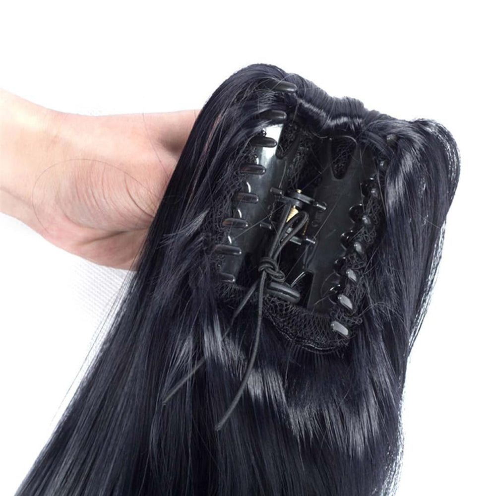 Natural Thick Clip-In Style Long Curly Ponytail Hair Extensions