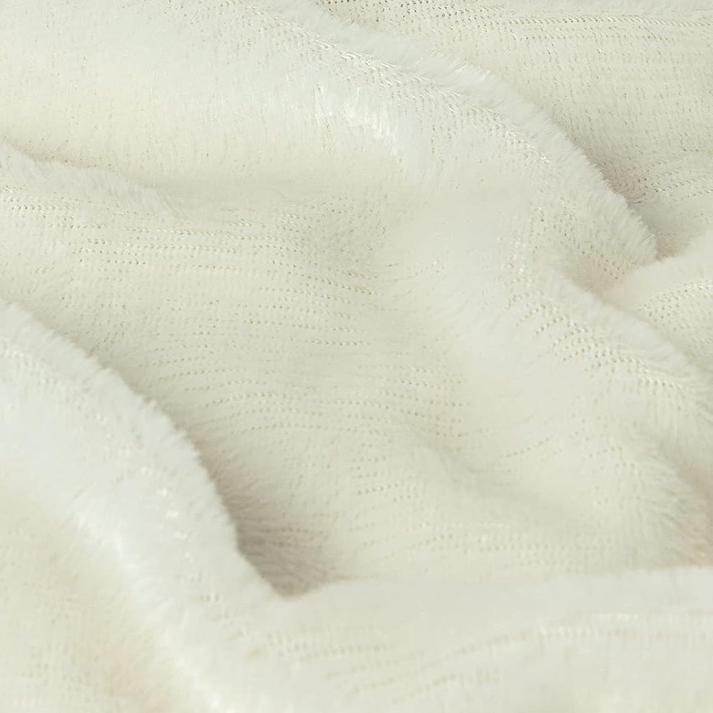 Solid Double-Sided Fuzzy Shaggy Blanket