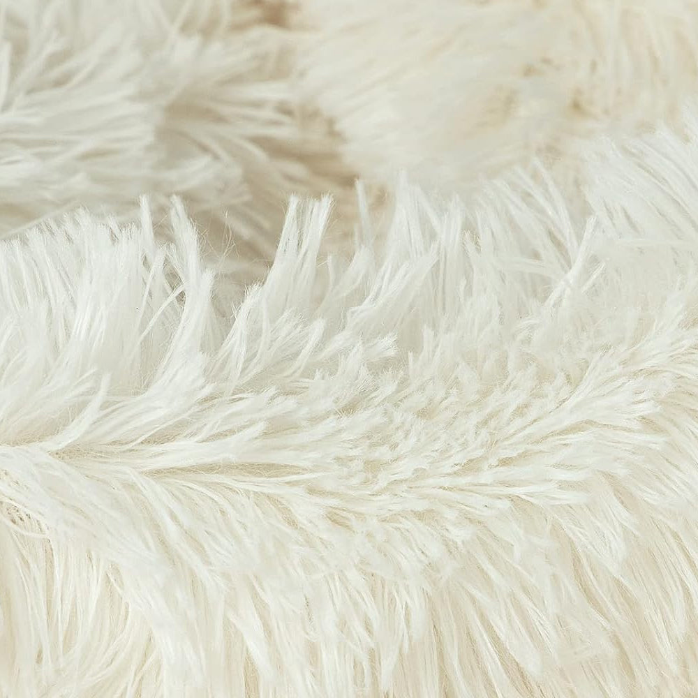 Solid Double-Sided Fuzzy Shaggy Blanket