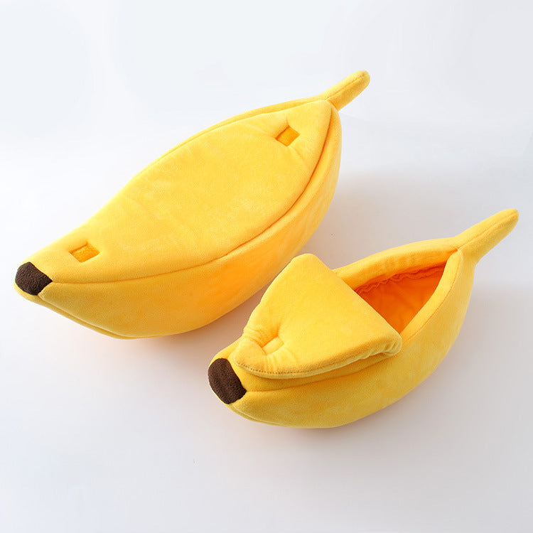 Banana Boat Shape Pet Bed