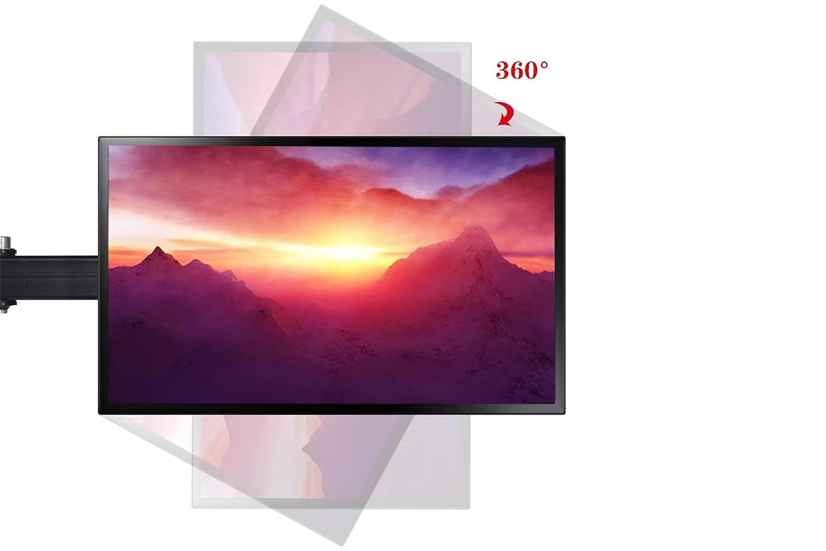 Monitor Stand Vertical Desktop Mount Freestanding Adjustable V-Base HD LED TV Screens