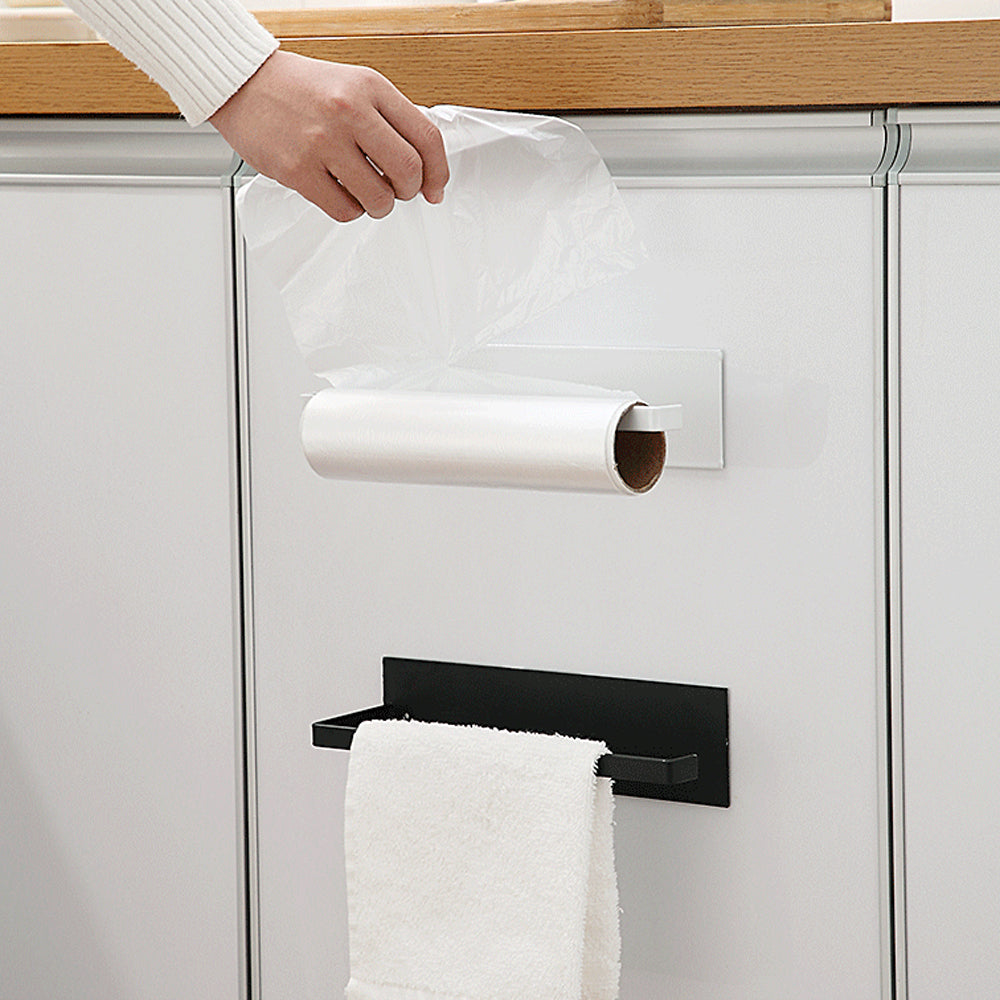 Aluminum Alloy Wall Mount Paper Towel Holder with Self Adhesive