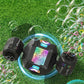 Rechargeable Bubble Machine with RGB Lights for Parties Weddings Events