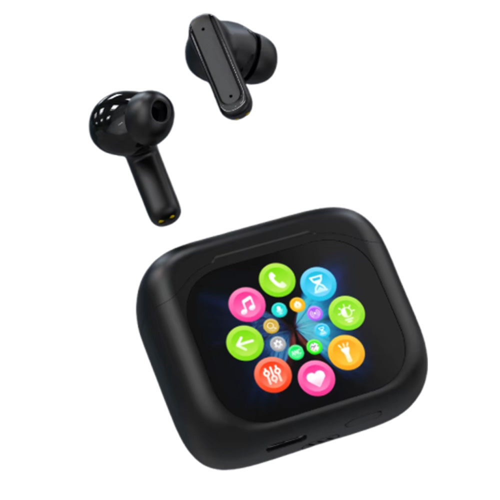 Bluetooth 5.3 Wireless Earbuds With Multifunctional Touch Screen LCD Screen Headphone
