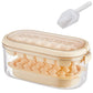 2-Tier Ice Cube Tray Mold with Press-Release Lid and Storage Box for Kitchen