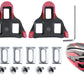 Road Bike Cleat Set SPD Compatible Cycling Pedal Clips for Road Shoes