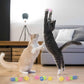 40Pcs Colorful Plastic Spring Bouncy Coil Teasing Playing Cat Toy