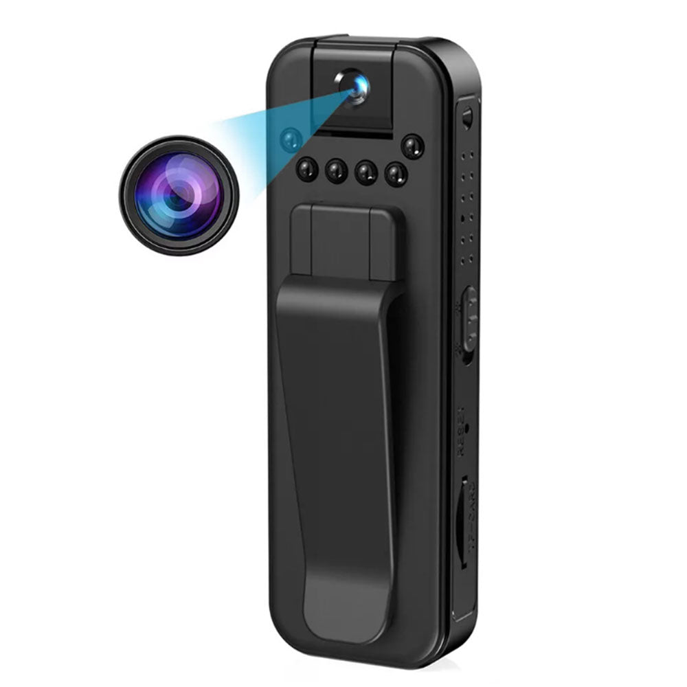 1080P Mini Camera IR Night Cam Loop Recording Video Audio Body Mounted Worn Camera