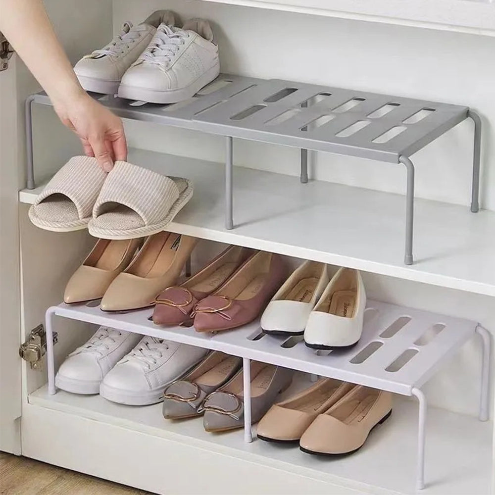 Expandable Cupboard Pantry and Home Storage Shelf Rack