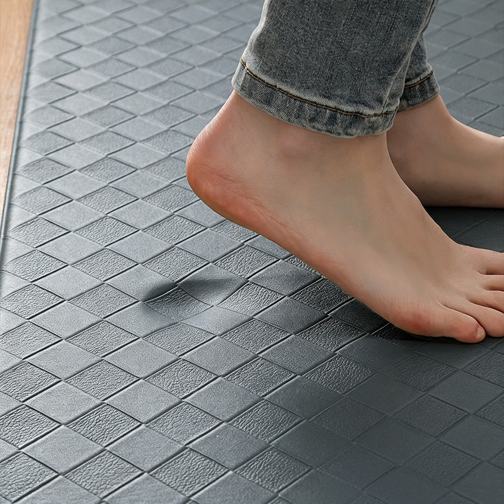 Kitchen Mat Waterproof Floor Mat for Standing Areas-Grey