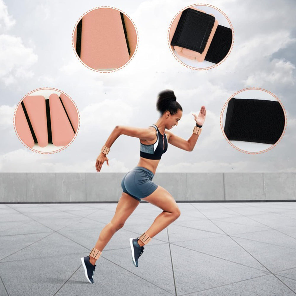 2Pcs Adjustable Wearable Ankle Weight Set
