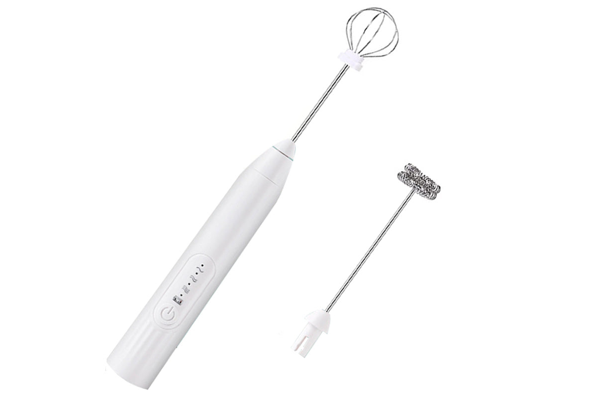 USB Charging Electric Egg Beater Milk Frother Handheld Drink Coffee Foamer