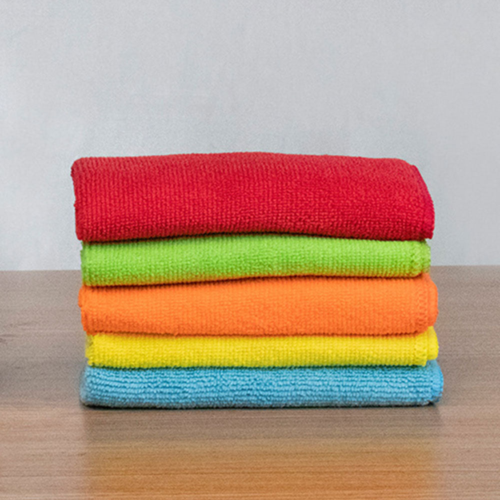 10Pcs 30x30CM Microfiber Cleaning Cloths Bulk Car Kitchen Glass Cleaning Towels