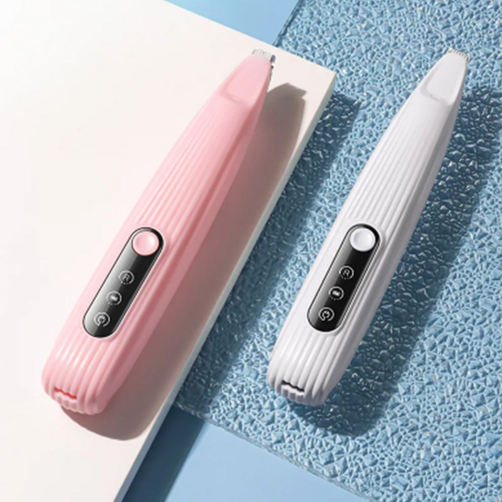 Pet Micro Precision Trimmer Pet Hair Clippers Waterproof Rechargeable Pet Shaver with LED Light