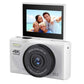 Digital Camera with 180 Degree Flip Screen WiFi Vlogging Camera with 64G TDF Card