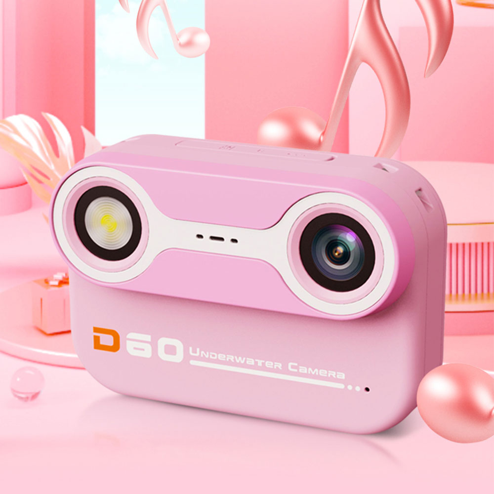 Digital Underwater Dual-Screen Camera Water-Resistant HD Swimming Camera