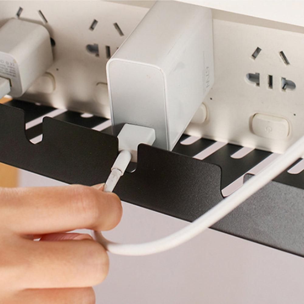 2Pcs Under Desk Cable Management Tray