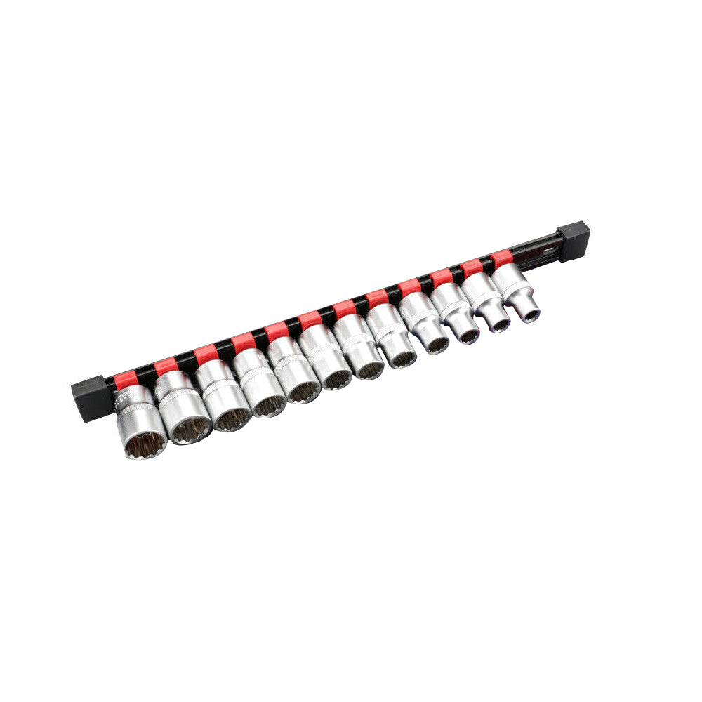 6Pcs Drive Socket Organizer Rails Mountable Sliding