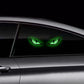 Solar Powered Devil Eyes Car Dynamic Light Car Decal Car Window Interior Decoration