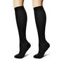 3 Pair Knee-High Socks for Support and Comfort During Sports Travel Daily Wear